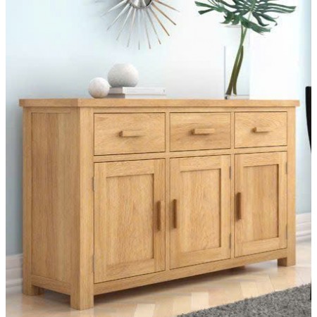 PPS Oak : Tủ Bếp Gỗ Sồi 3 Cánh + 3 Ngăn Kéo